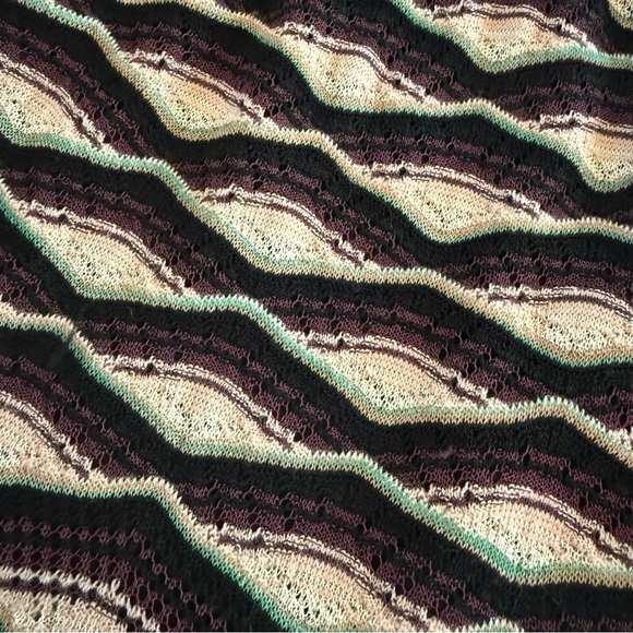 Incredible Woven Missoni Mini Skirt Vintage - Picture 3 of 6